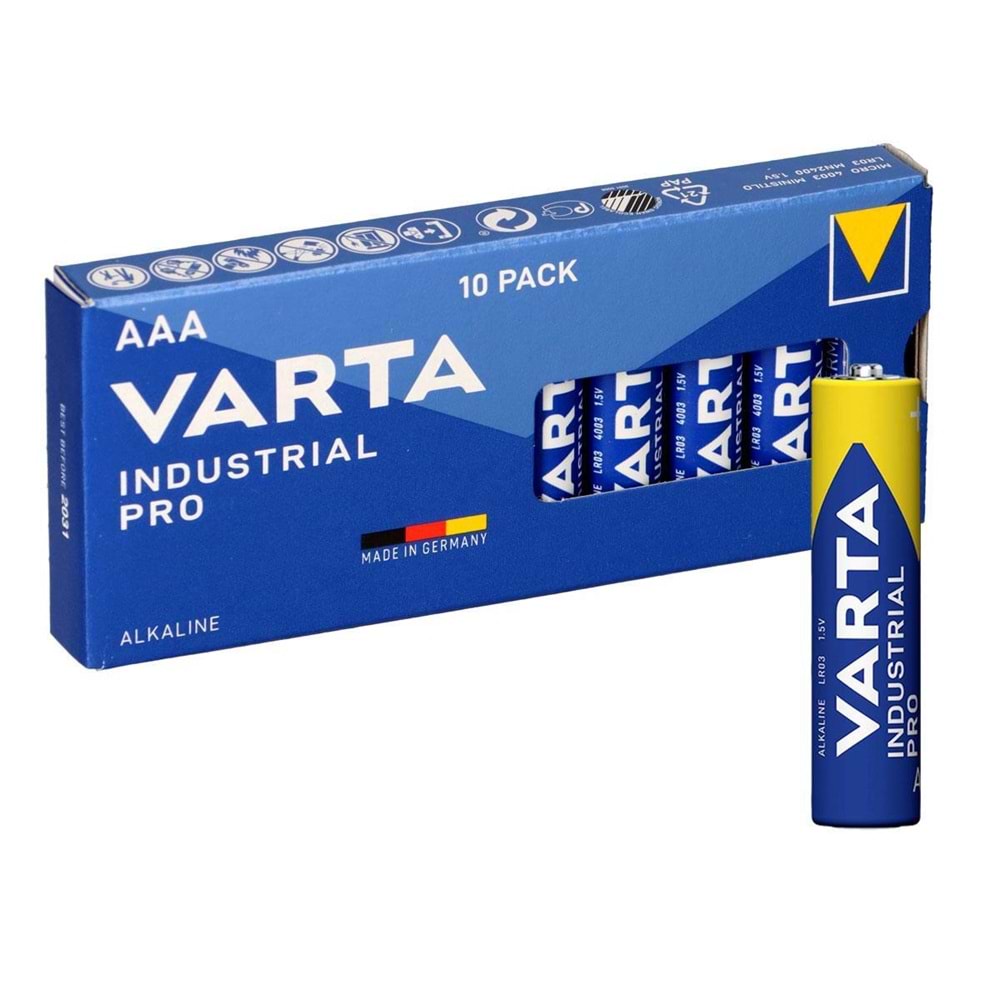 VARTA AAA Endüstriyel Pro Alkaline İnce Pil 4003211111
