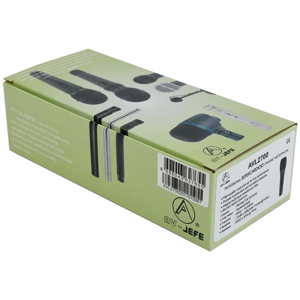 AV-JEFE 600 Ohm Profesyonel Dinamik El Mikrofonu AVL-2700