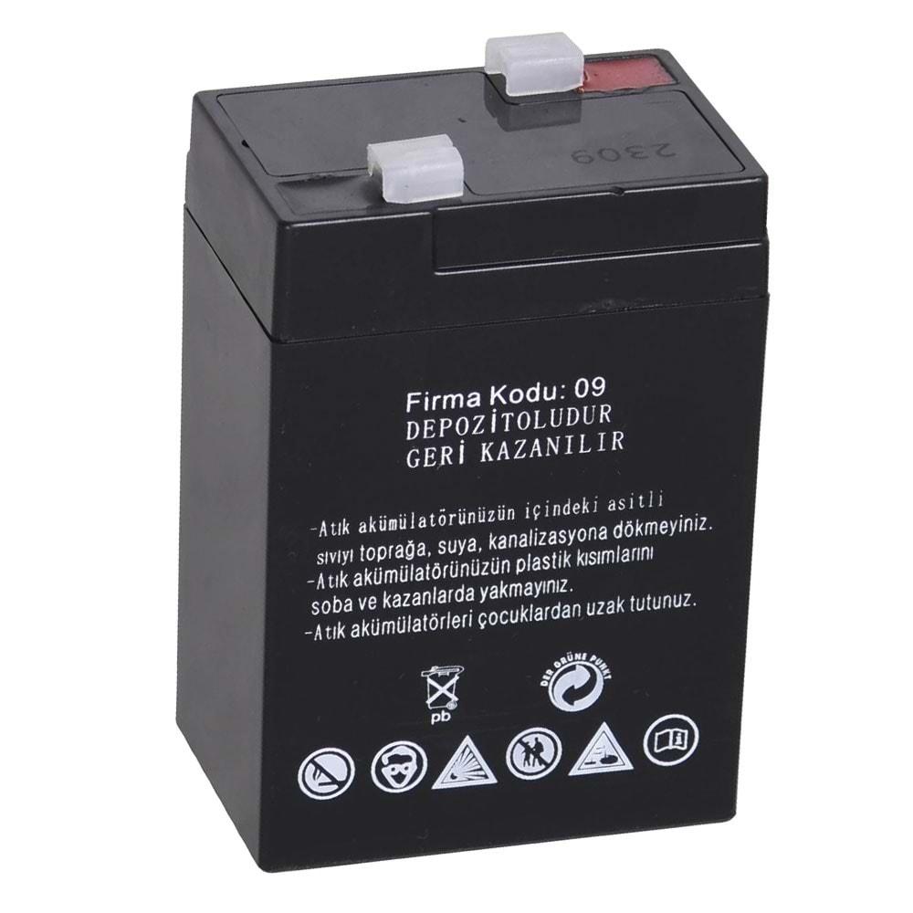 ATEX 6V 4A Kuru Tip Akü AX-604