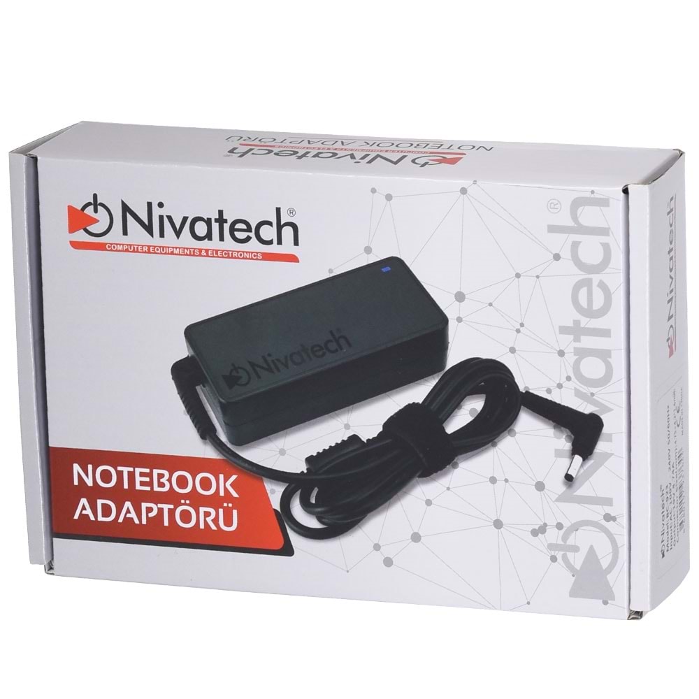 NIVATECH 19V 3,42A 3,0X1,0 Mm Laptop Adaptörü BC-954
