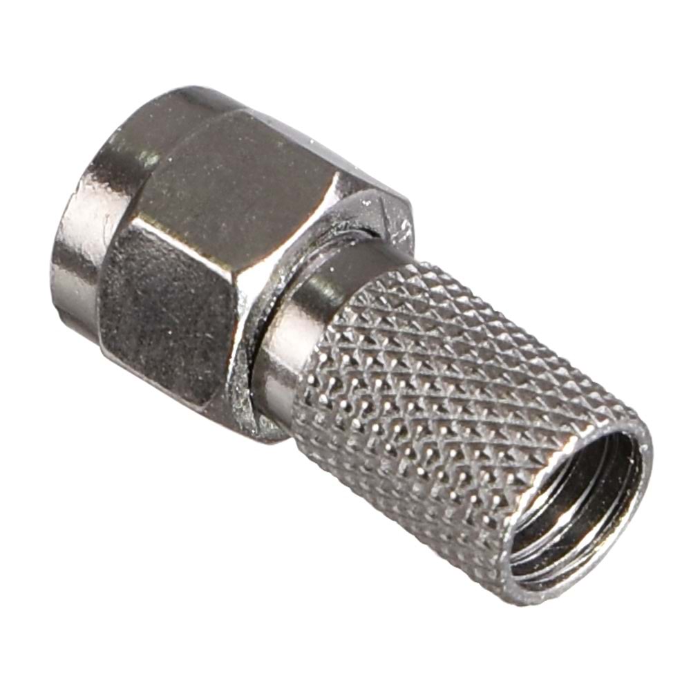 BENJAMIN RG-6 Siyah Contalı F Konnektör (100 Lü Paket) BJ-F-2120