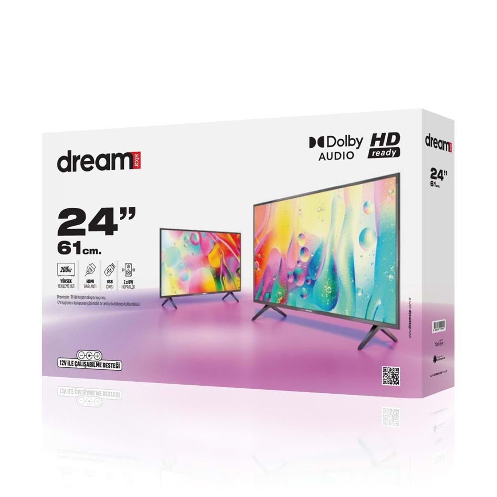 DREAMSTAR 24'' Uydulu Led Tv DS-24 U
