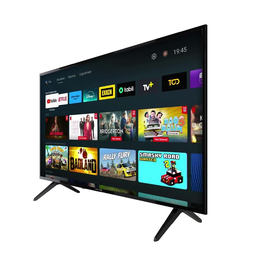 DREAMSTAR 50'' Uydulu Google Lisanslı Android Led Tv DS-50 UA GOOGLE