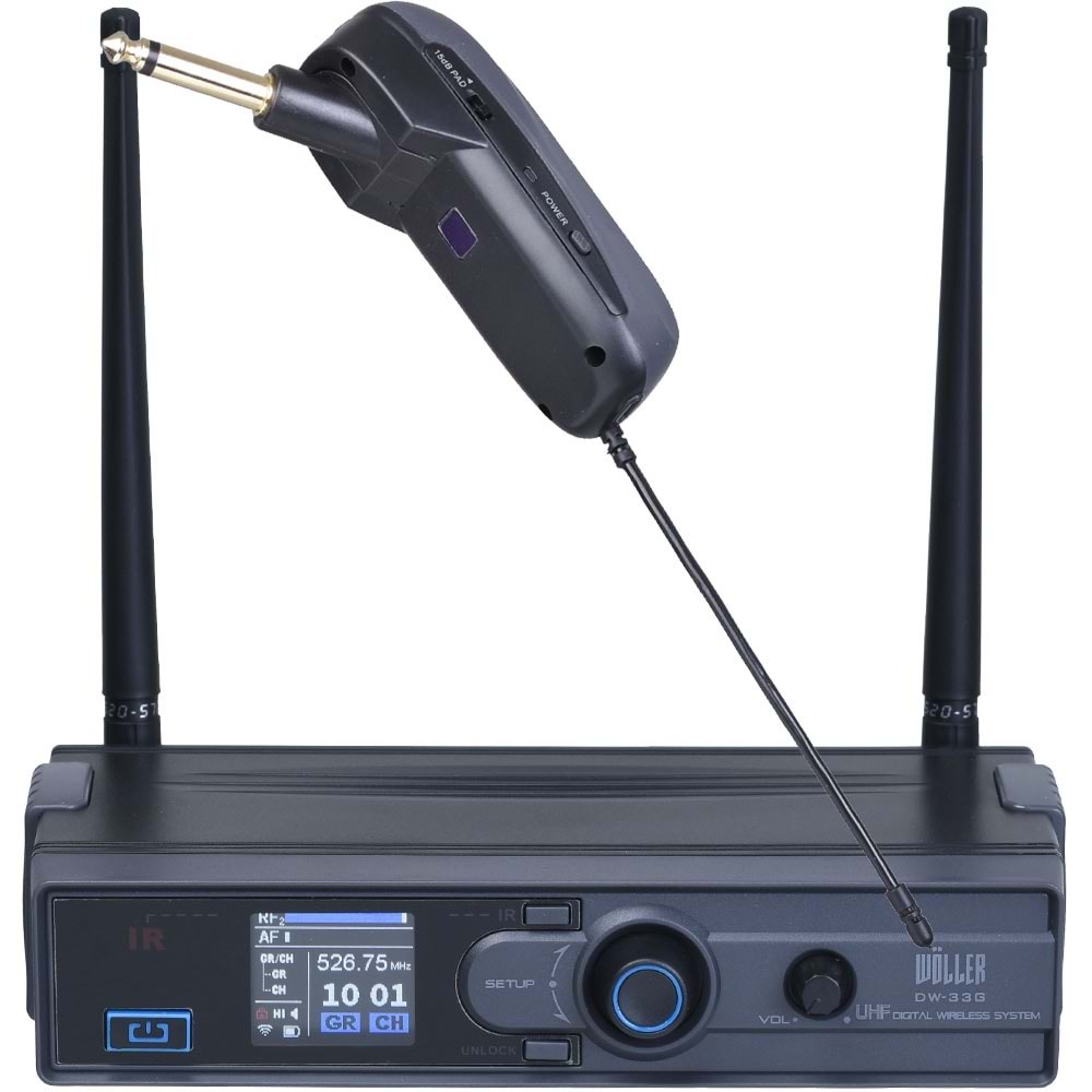 WÖLLER Uhf Kablosuz Enstruman Mikrofonu DW-33 G