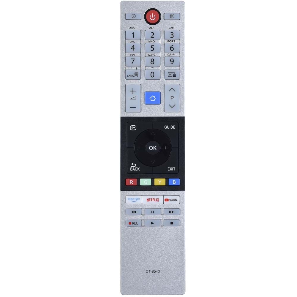 ECONEX Toshiba Netflix Prime Video Youtube Tuşlu Led Tv Kumanda EC-761