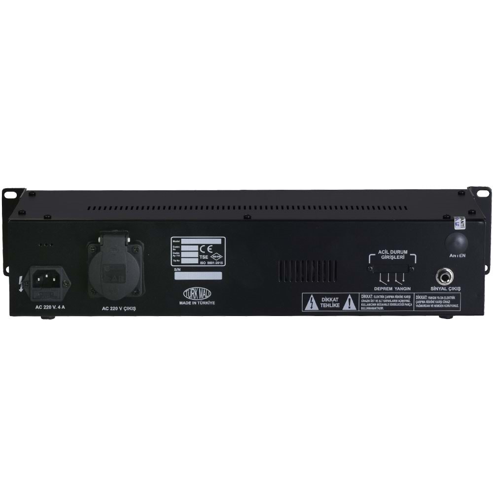 ECONEX Akıllı Usb Li Rack Tipi Okul Zil Saati ECX-27 R