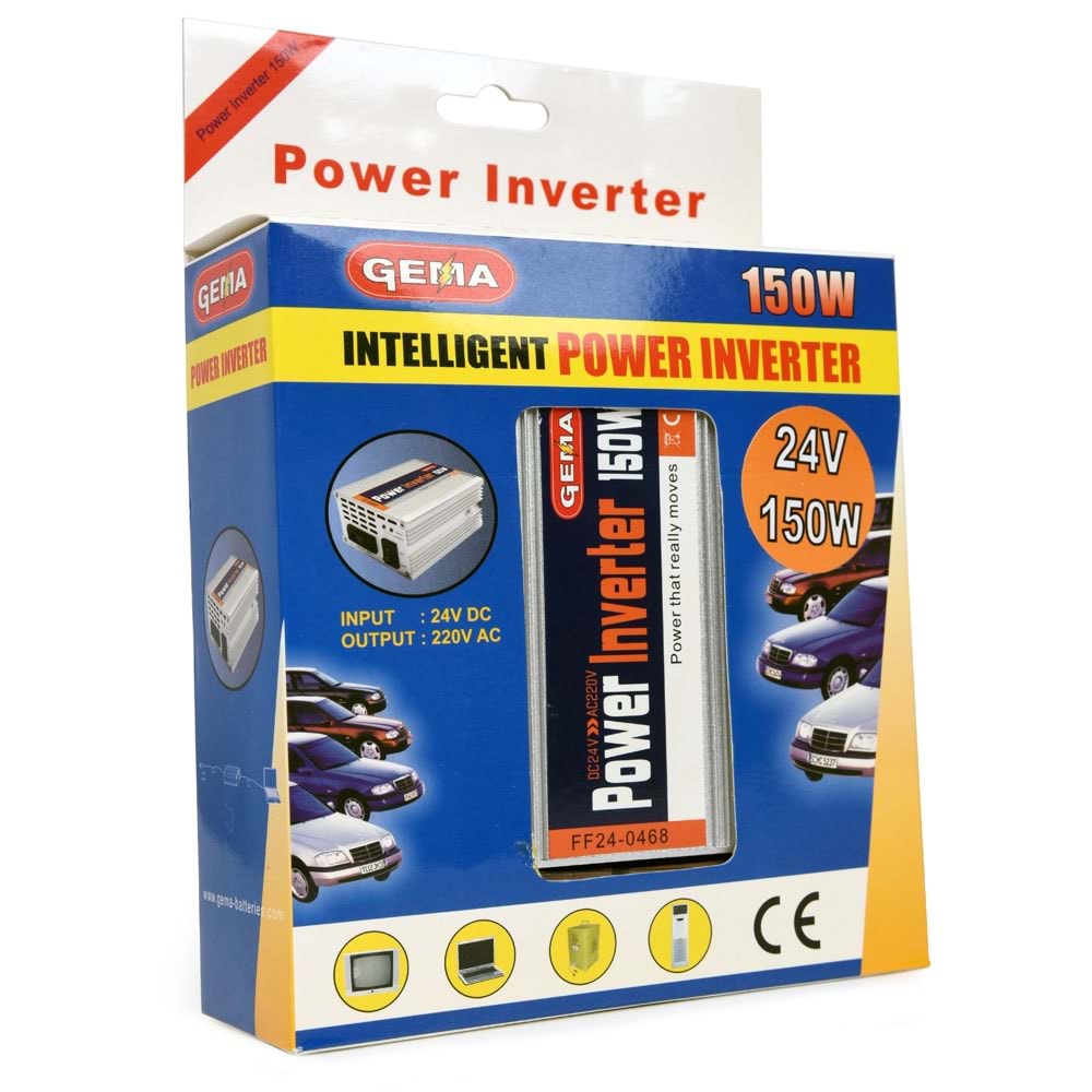 GEMA 24V 150W Modifiye Sinüs İnvertör FF-24-0468