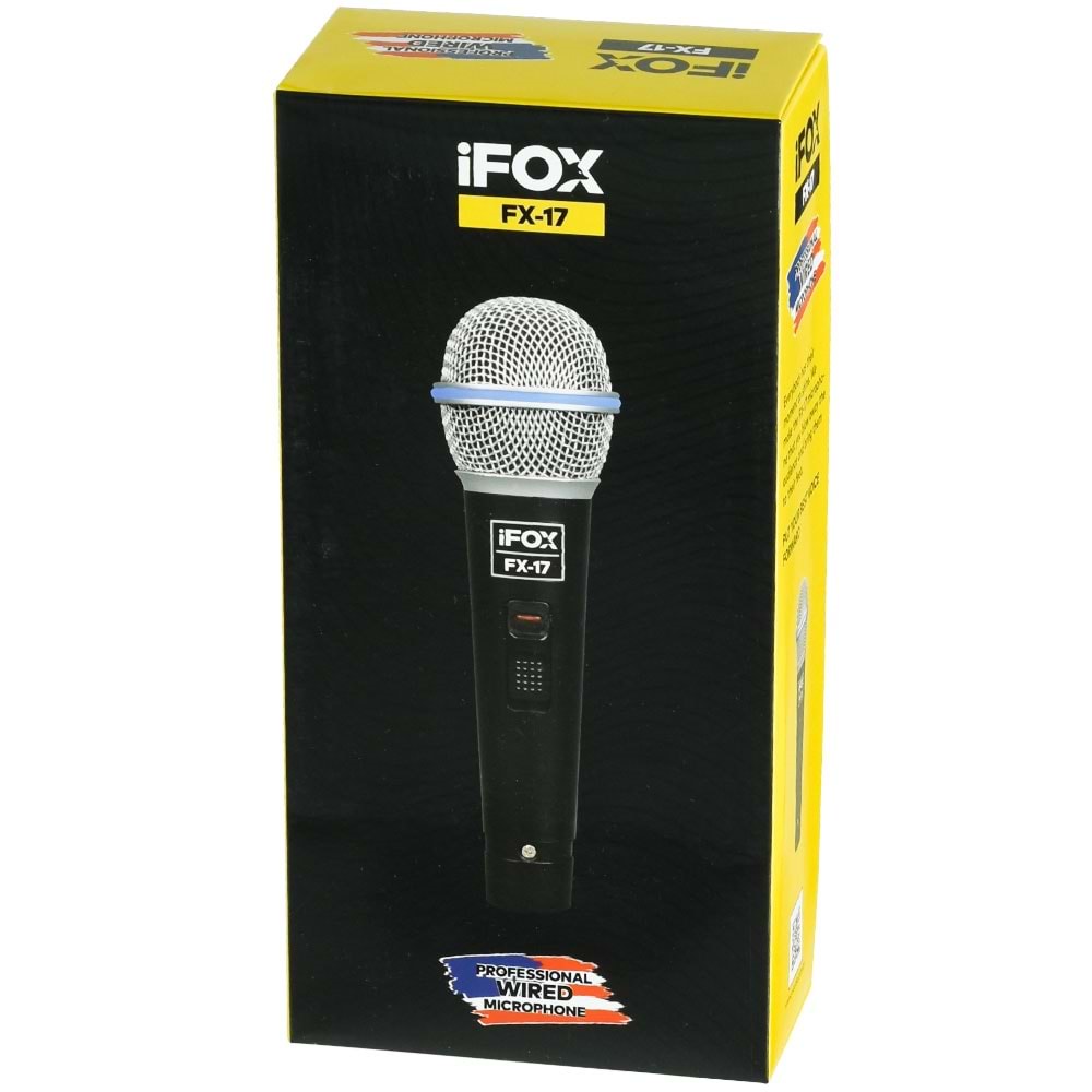 IFOX Kablolu El Mikrofonu FX-17