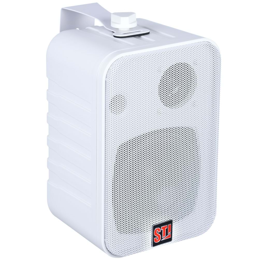STI 10 Cm 100W 100V 2 Yollu Beyaz Sütun Hoparlör GFX-5T W