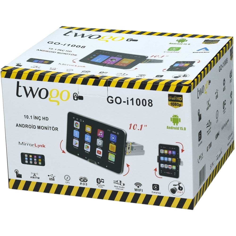TWOGO 10,1'' 2+32 Android Multimedya GO-İ1008