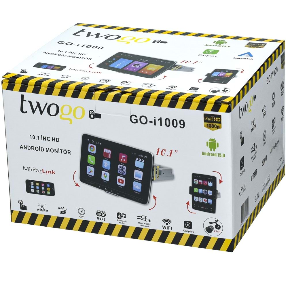TWOGO 10,1'' 2+32 Android Multimedya GO-İ1009