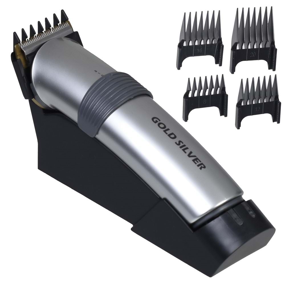 GOLD SILVER Şarjlı Saç Kesme Makinesi GS-609