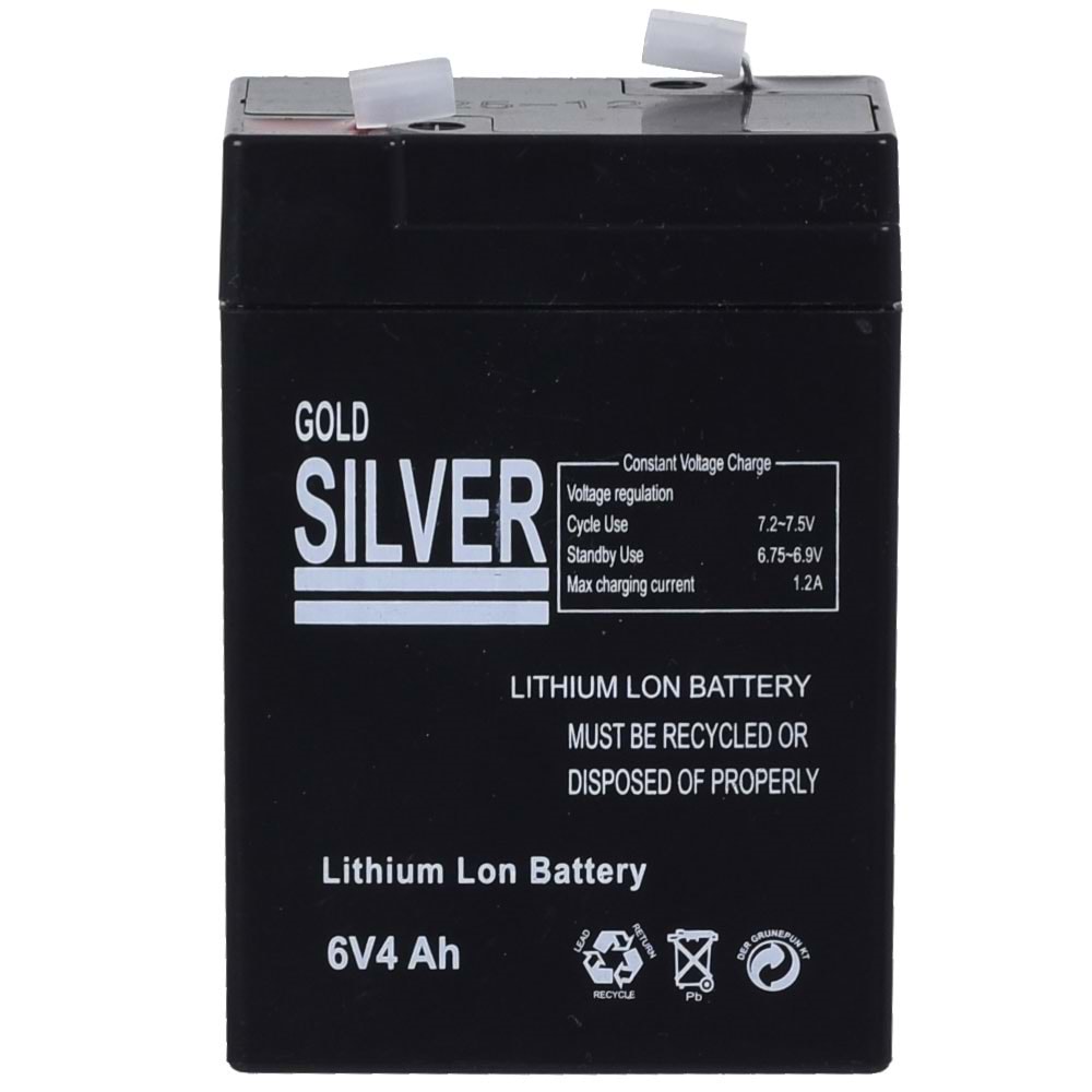 GOLDSİLVER 6V 4A Akü GS-6V4