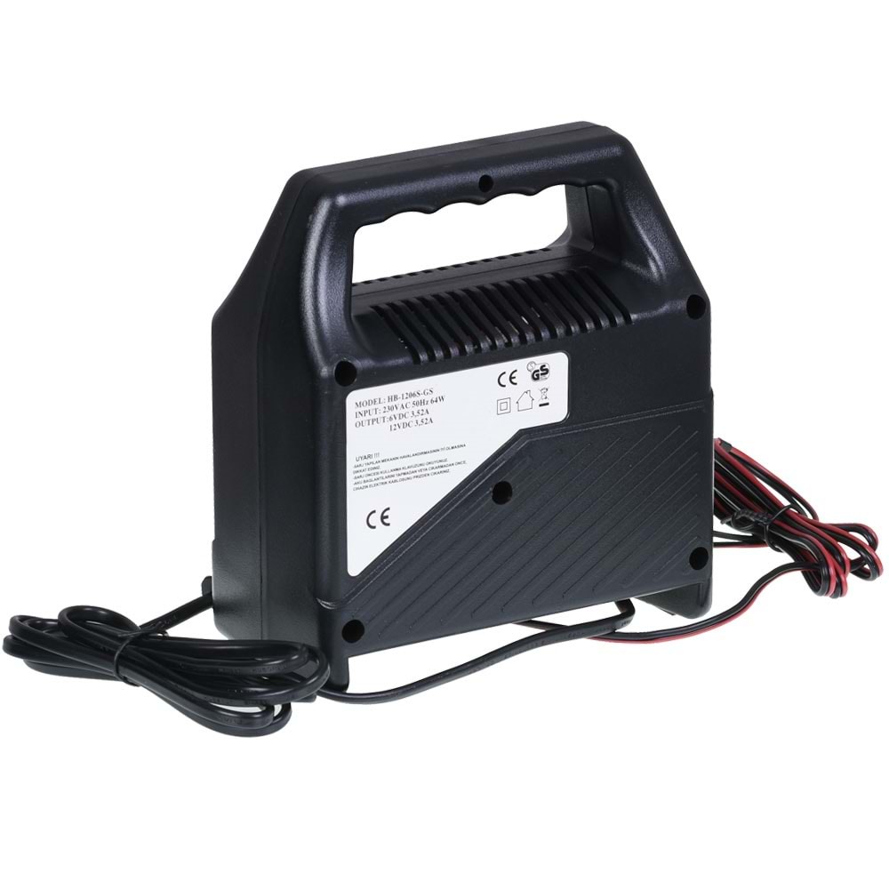 POGOD 6V-12V 6 Amper Akü Şarj Cihazı HB-1206S-GS