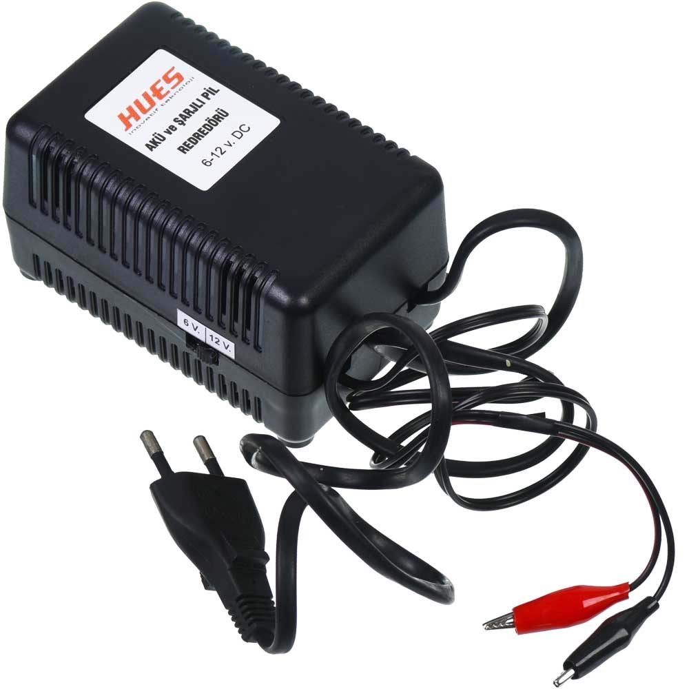 HUES 6-12V 1000 Ma Akü Şarj Cihazı HS-612
