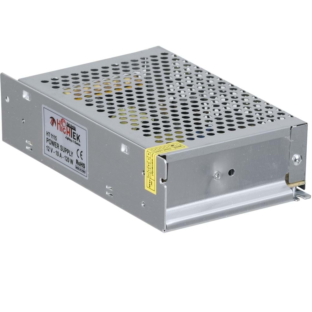 HIGHTEK 12V 10A Smps Metal Kasa Adaptör HT-1115