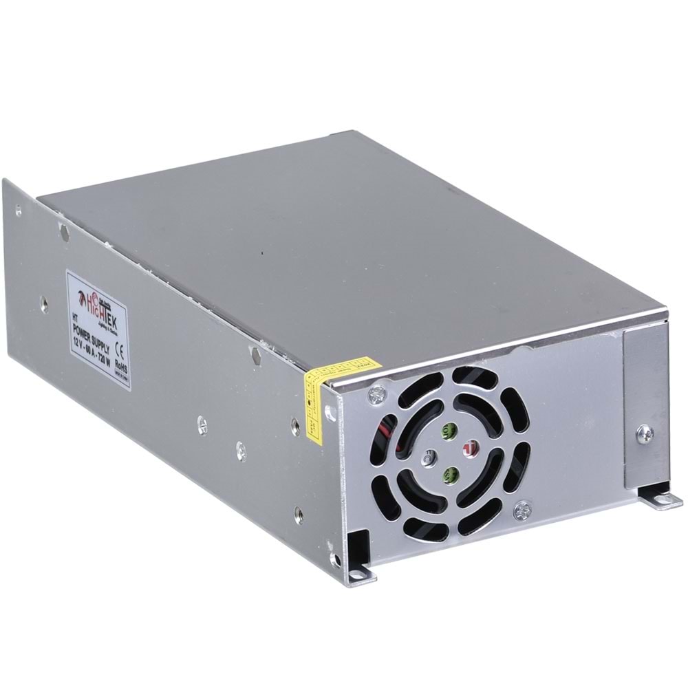 HIGHTEK 12V 60A Smps Metal Kasa Adaptör HT-1148