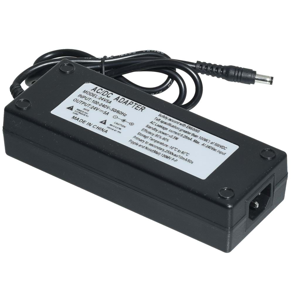 HIGHTEK 24V 5A Smps Plastik Aralı Adaptör HT-245