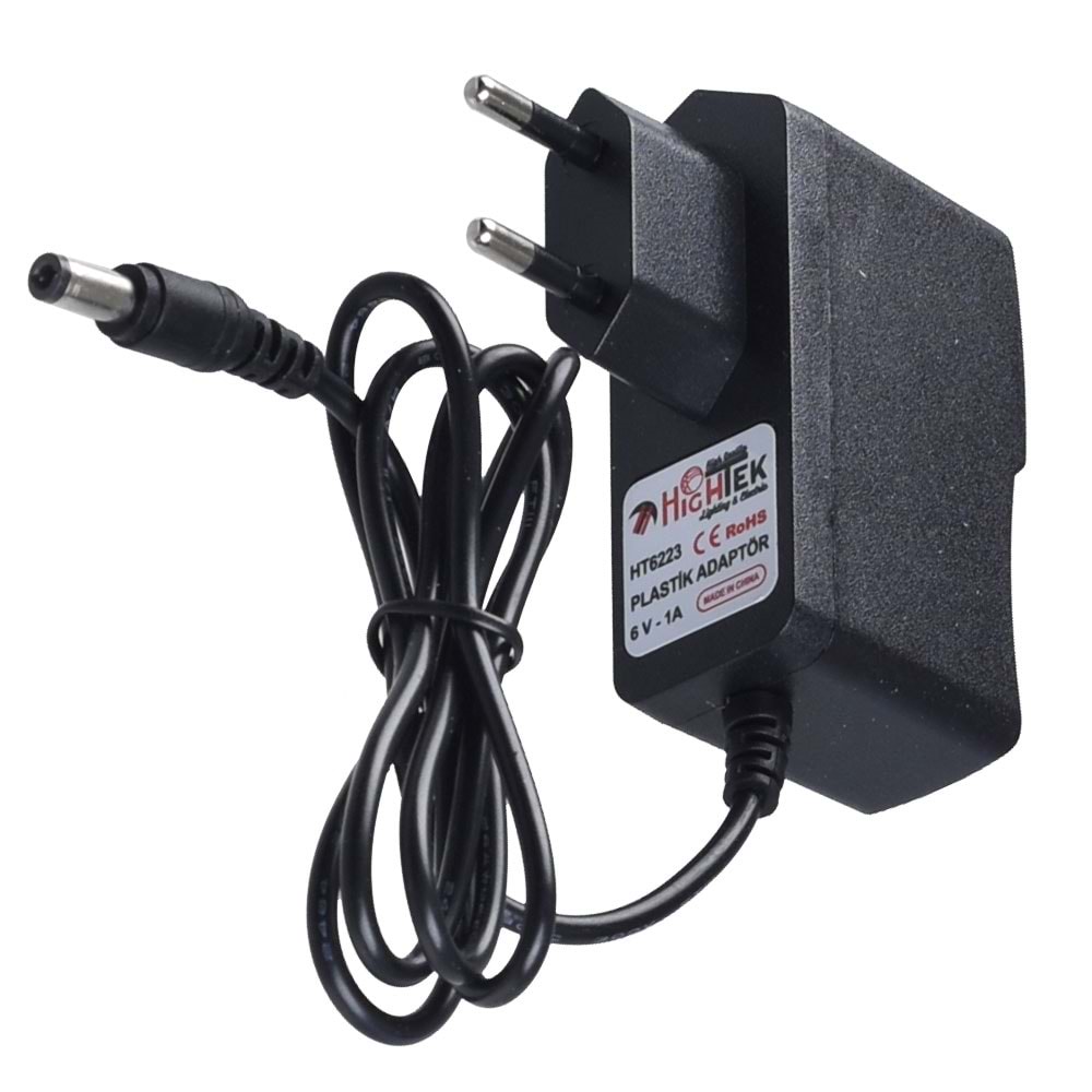 HIGHTEK 6V 1A Smps Piriz Tipi Adaptör (Ht-6) (Ht-6220) HT-6223