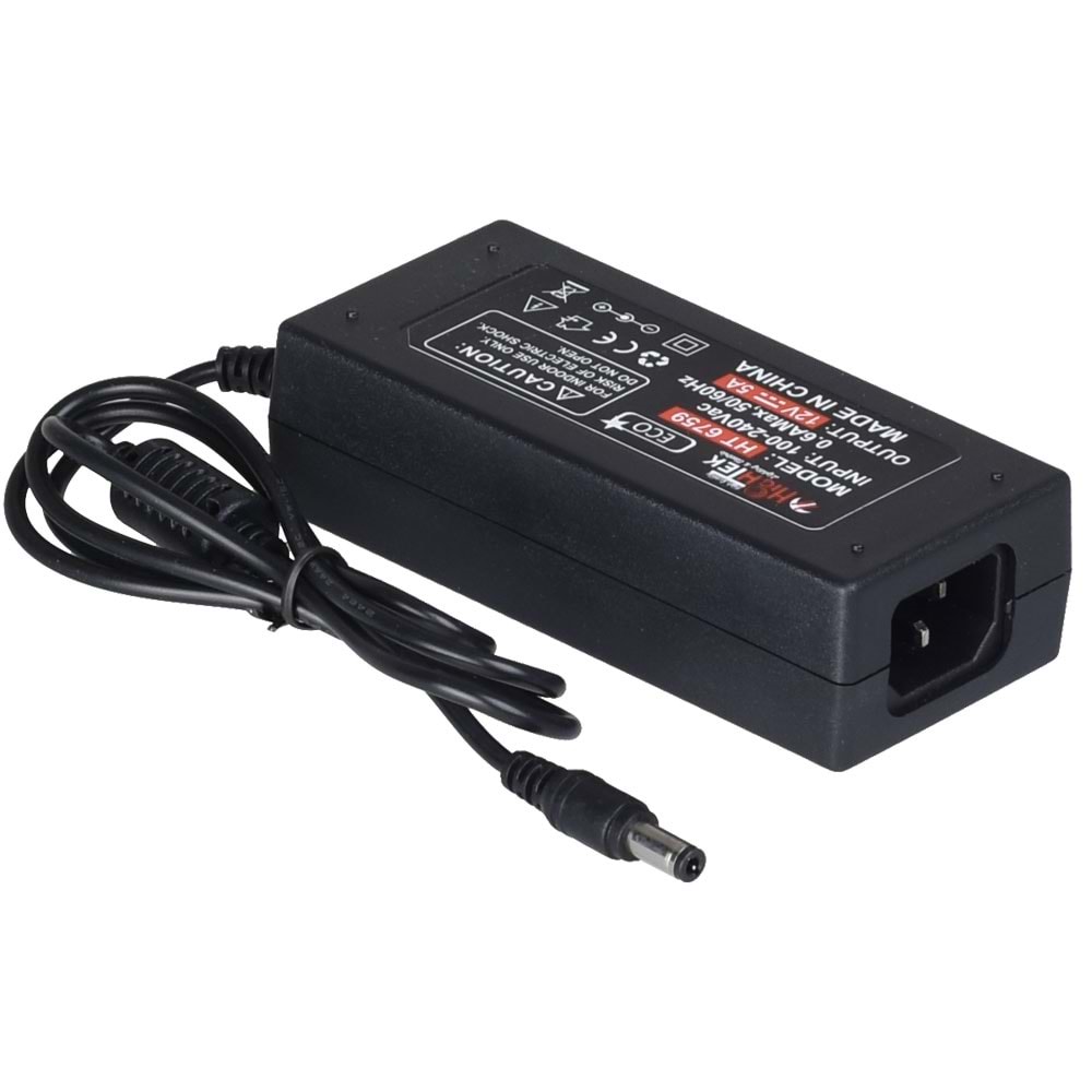 HIGHTEK 12V 5A Smps Aralı Adaptör HT-6759