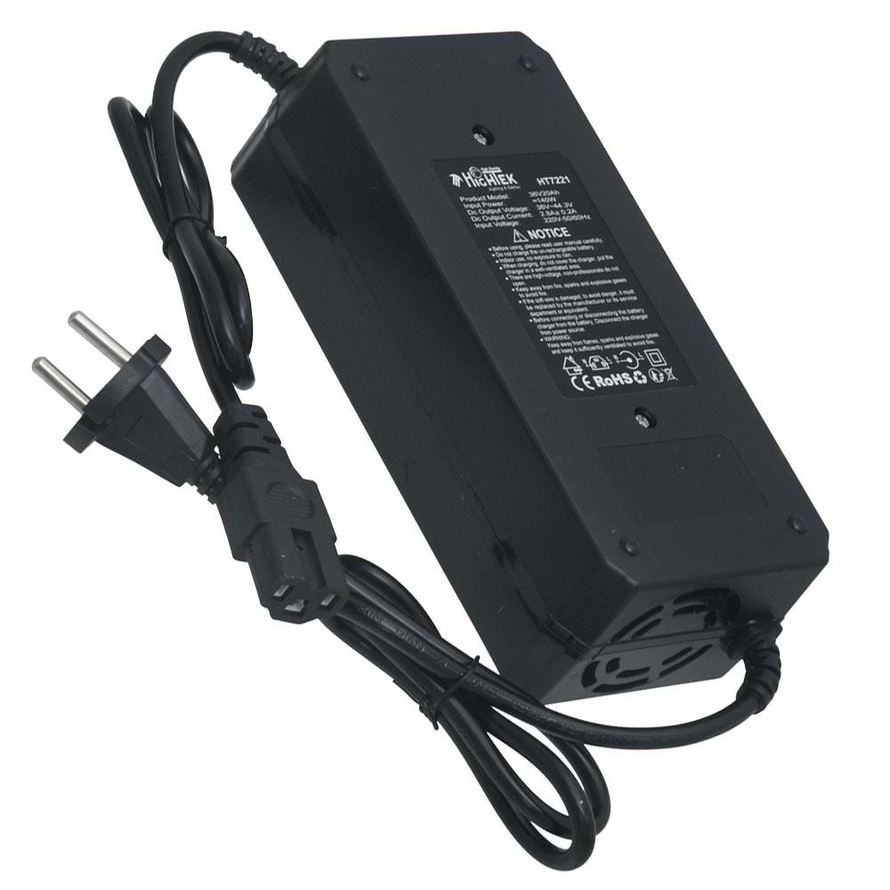 HIGHTEK 36V 20A Elektrikli Bisiklet Şarj Adaptörü HT-7221