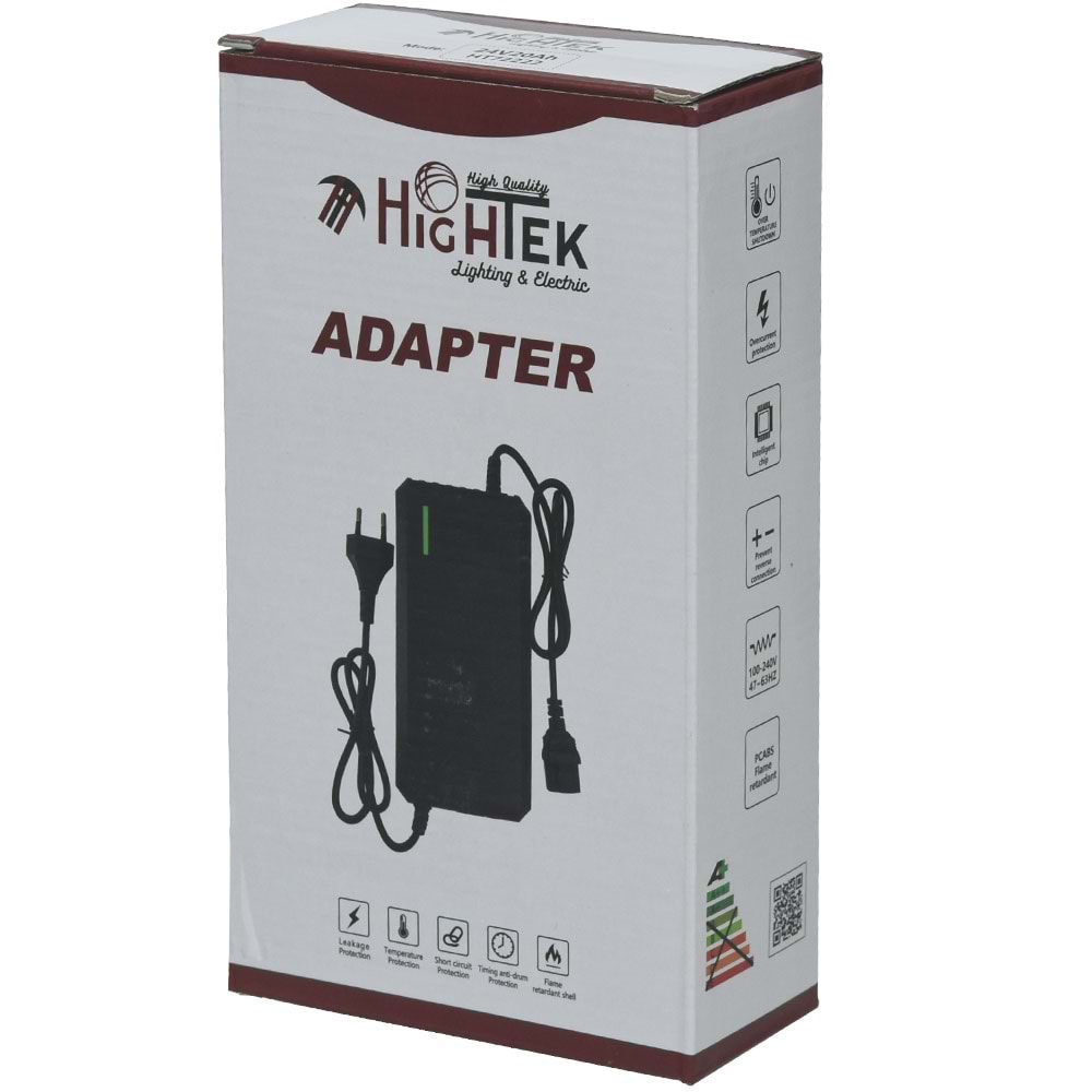 HIGHTEK 24V 20A Elektrikli Bisiklet Şarj Adaptörü HT-72222