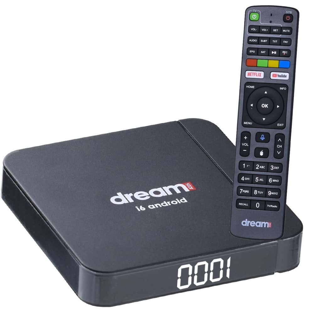 DREAMSTAR 4Gb Ram -64Gb Hafıza Androıd 12 Tv Box İ-6 4-64