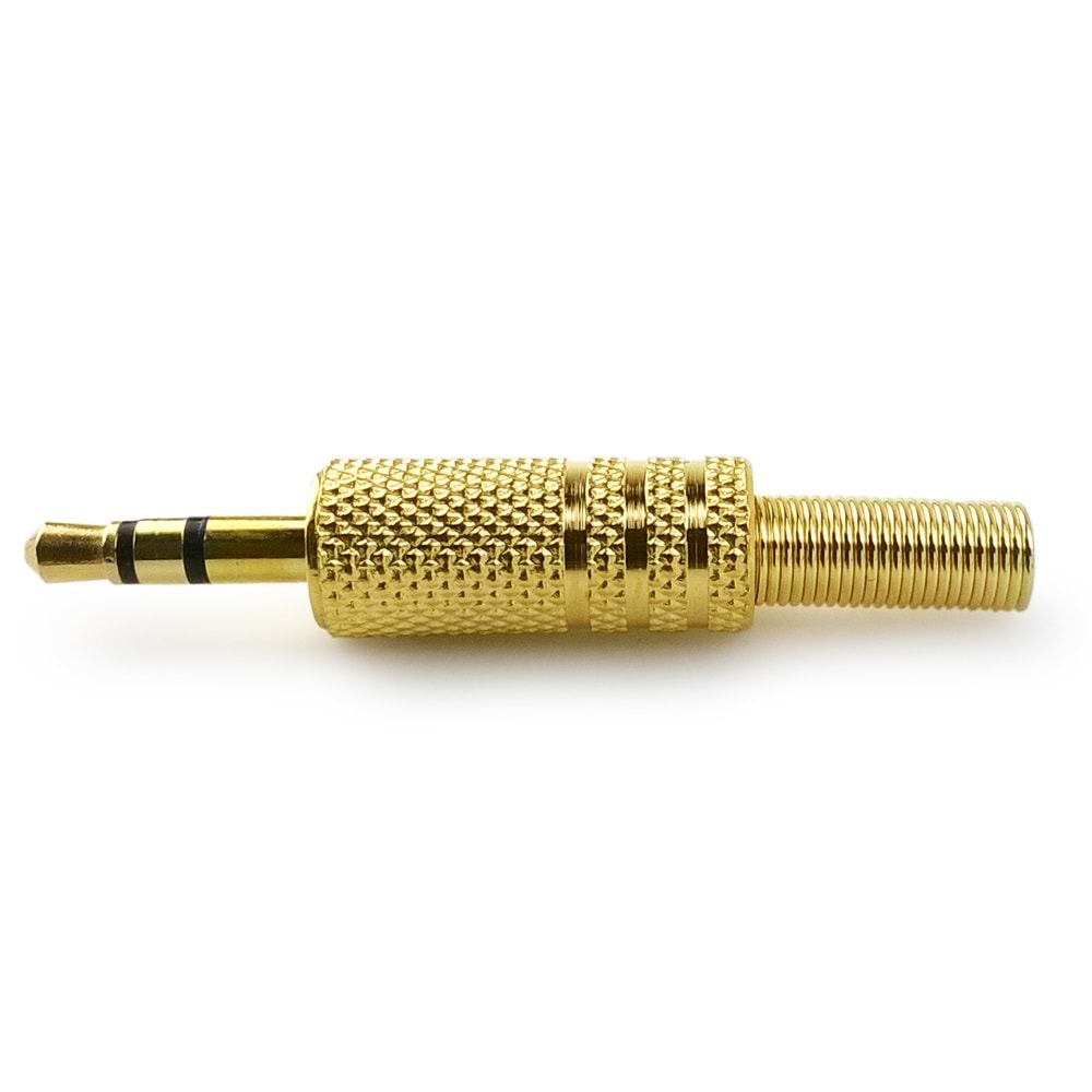 3,5 Mm ERKek Stereo Metal Gold Jak (F-0015) JKF-113