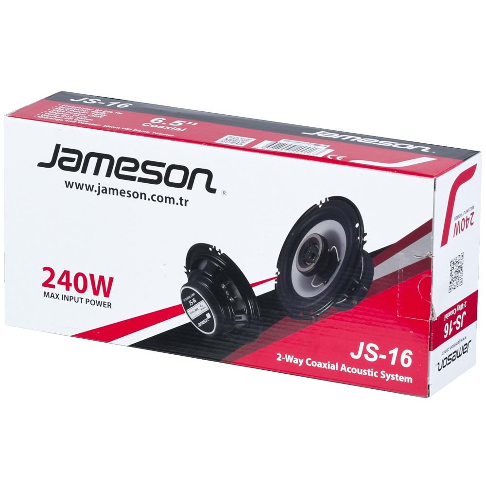 JAMESON 16 Cm 200W 2 Yolu Oto Hoparlör JS-16