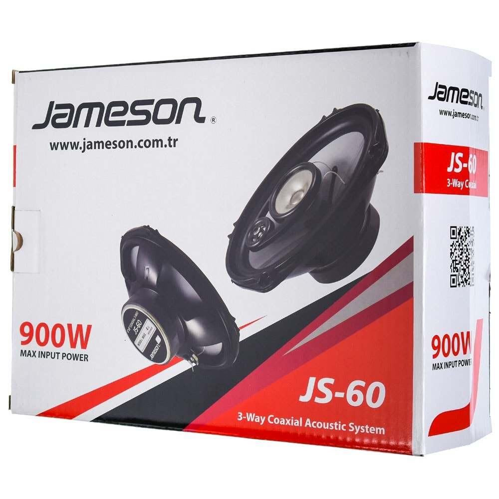 JAMESON 600W 3 Yollu 6X9 Oval Oto Hoparlör JS-60