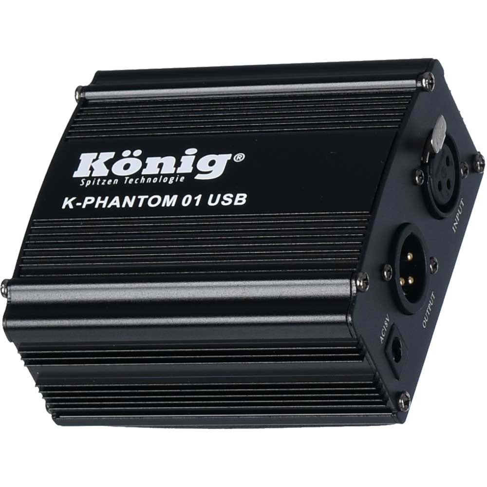 KONIG 48V Usb Phantom Power K-PHANTOM-01 USB
