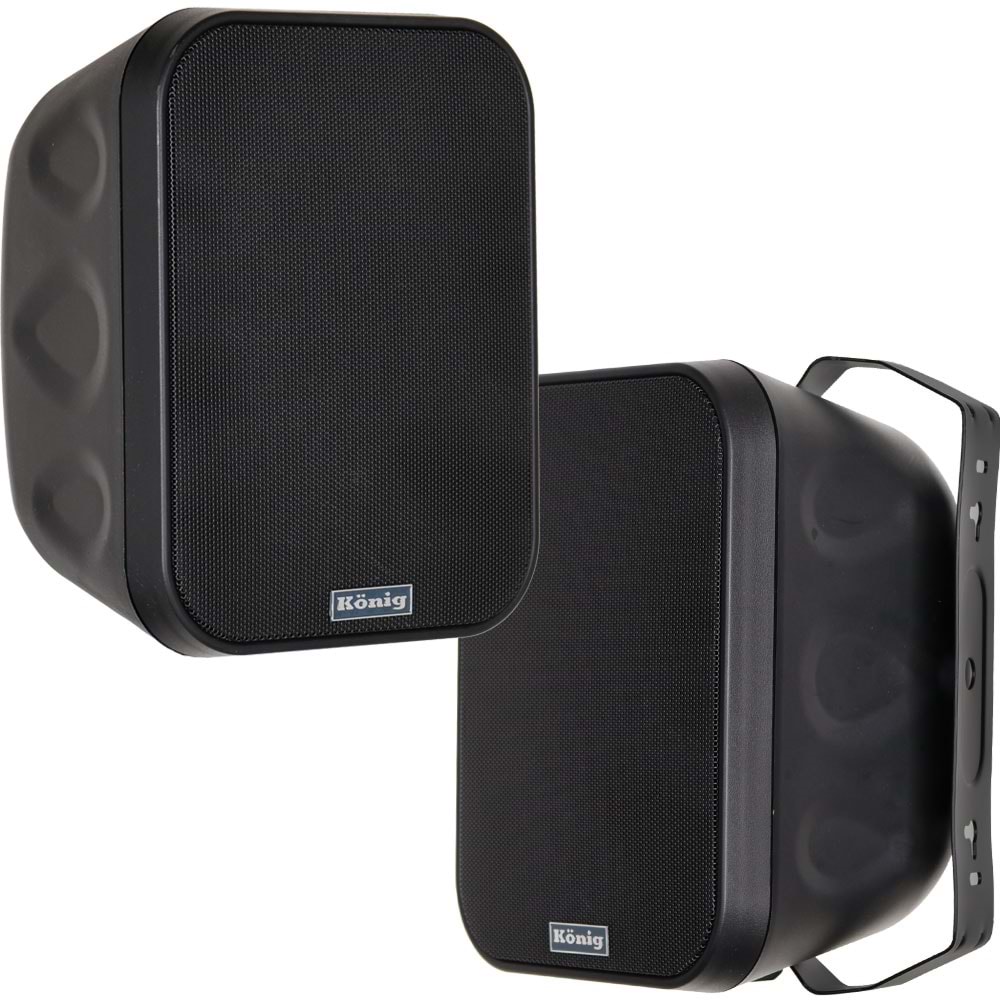 KONIG 13 Cm 200W 2 Yollu 100V Siyah Marine Sutun Hoparlör KSW-5TB