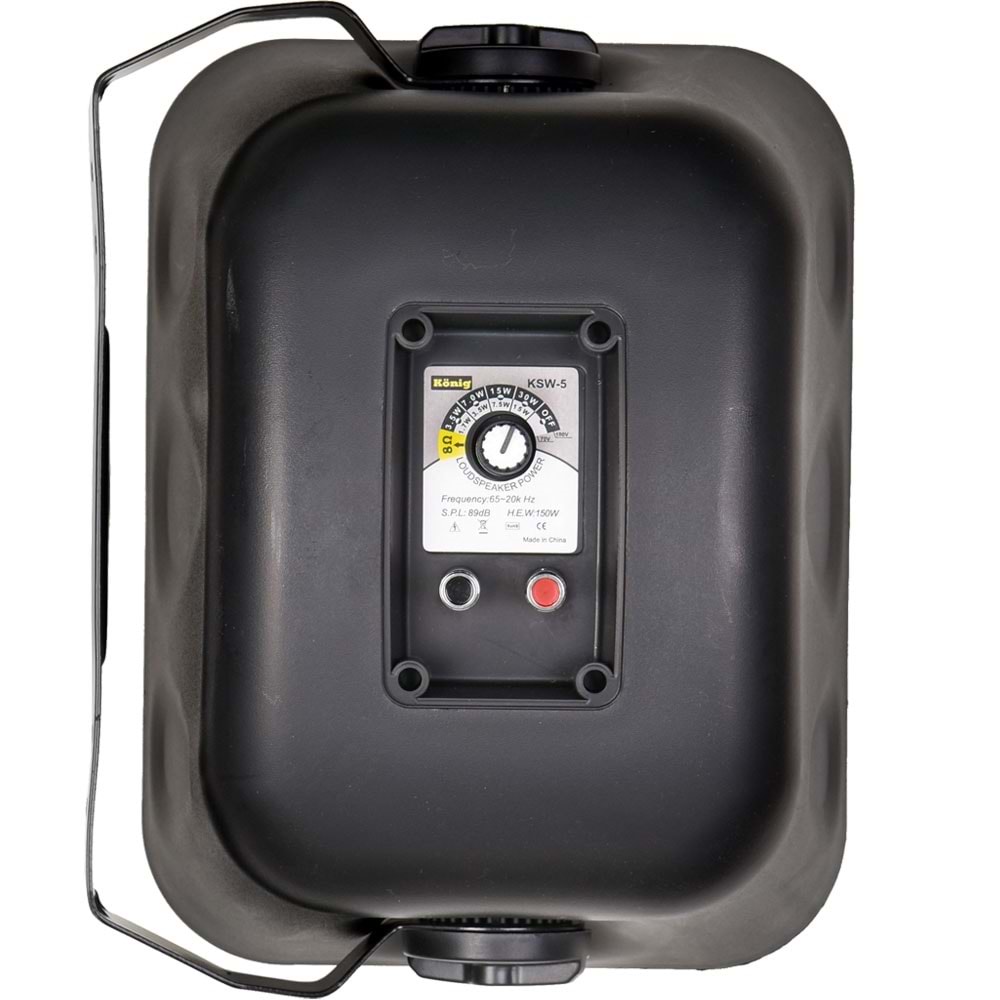 KONIG 13 Cm 200W 2 Yollu 100V Siyah Marine Sutun Hoparlör KSW-5TB
