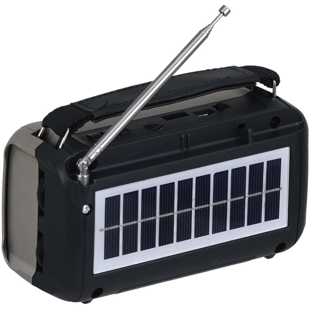 KTF 2'' Solarlı Işıklı Usb Radyo KTF-1448