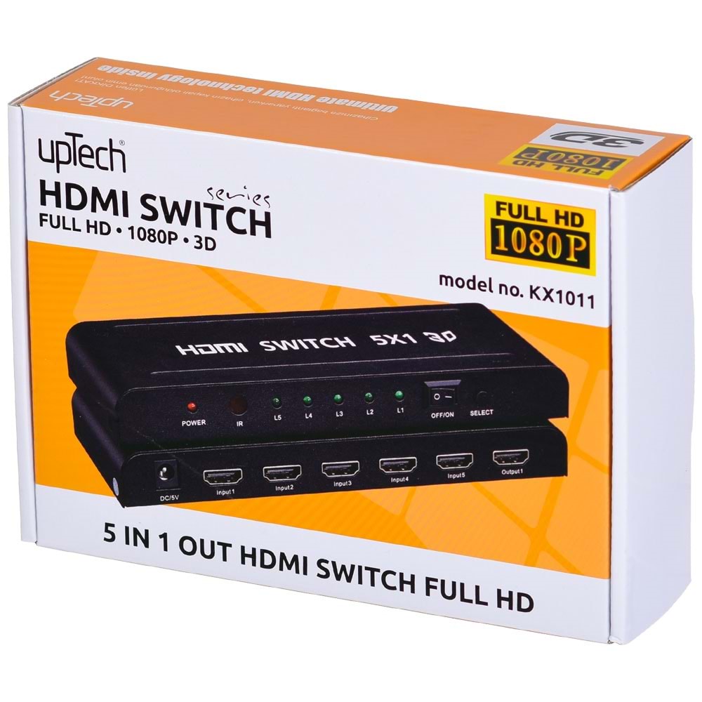 UPTECH Hdmı Swıtch (5 İn 1) KX-1011