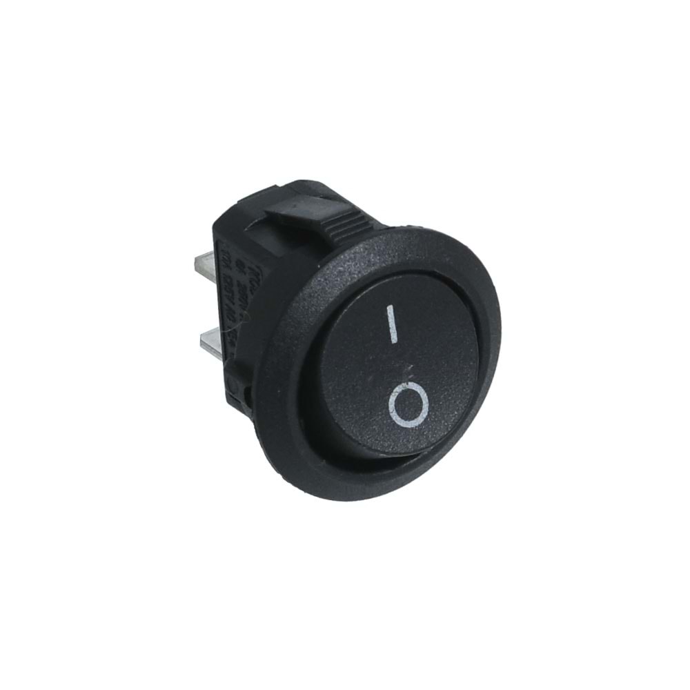 HIGHTEK Yuvarlak Işıksız Anahtar On Off 2P LDS133