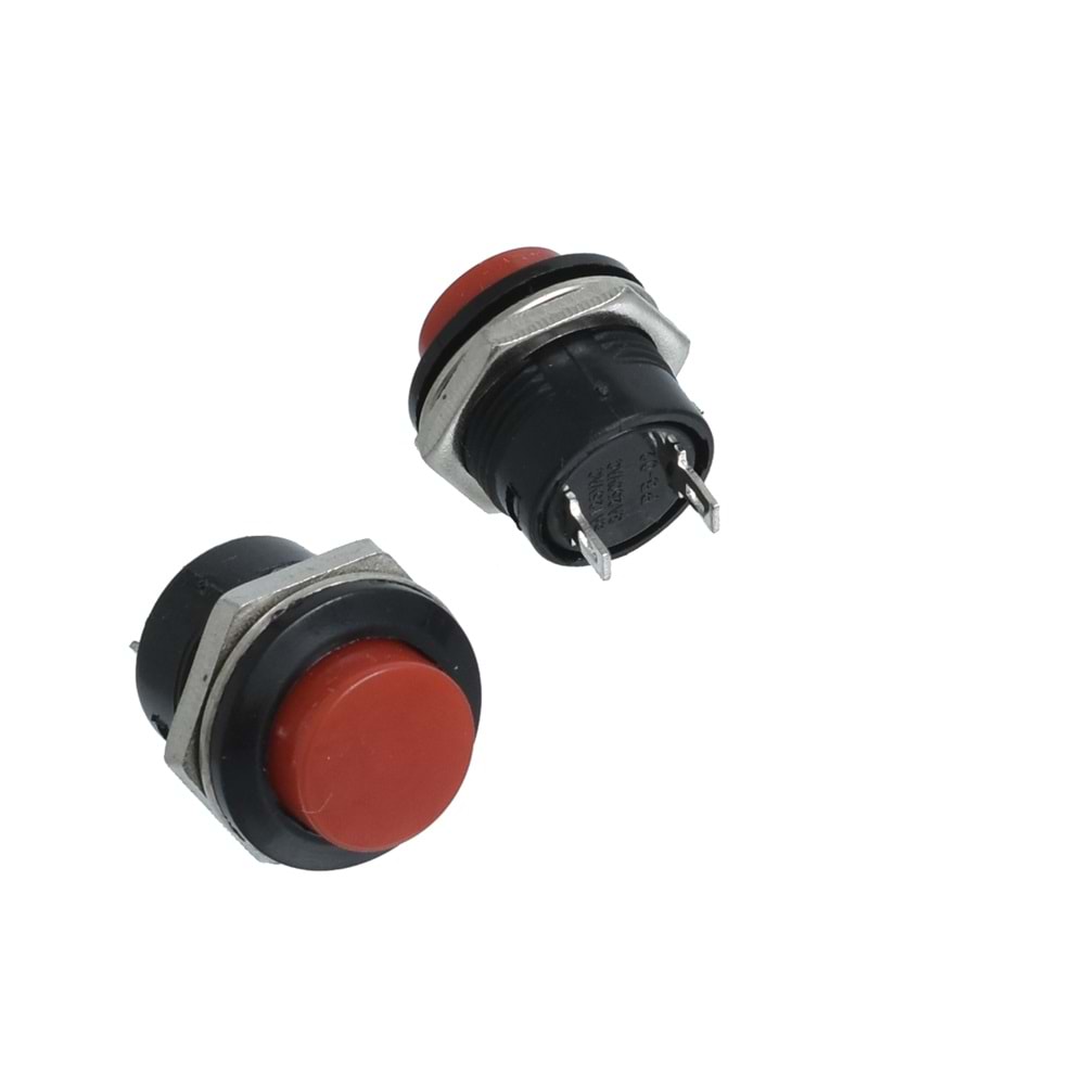 HIGHTEK Buton Plastik 1 6Mm Kırmızı LDS180 A