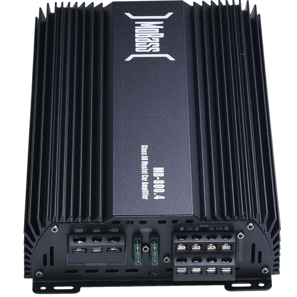 MOBASS 4 Kanal 800W Amfi MB-800.4