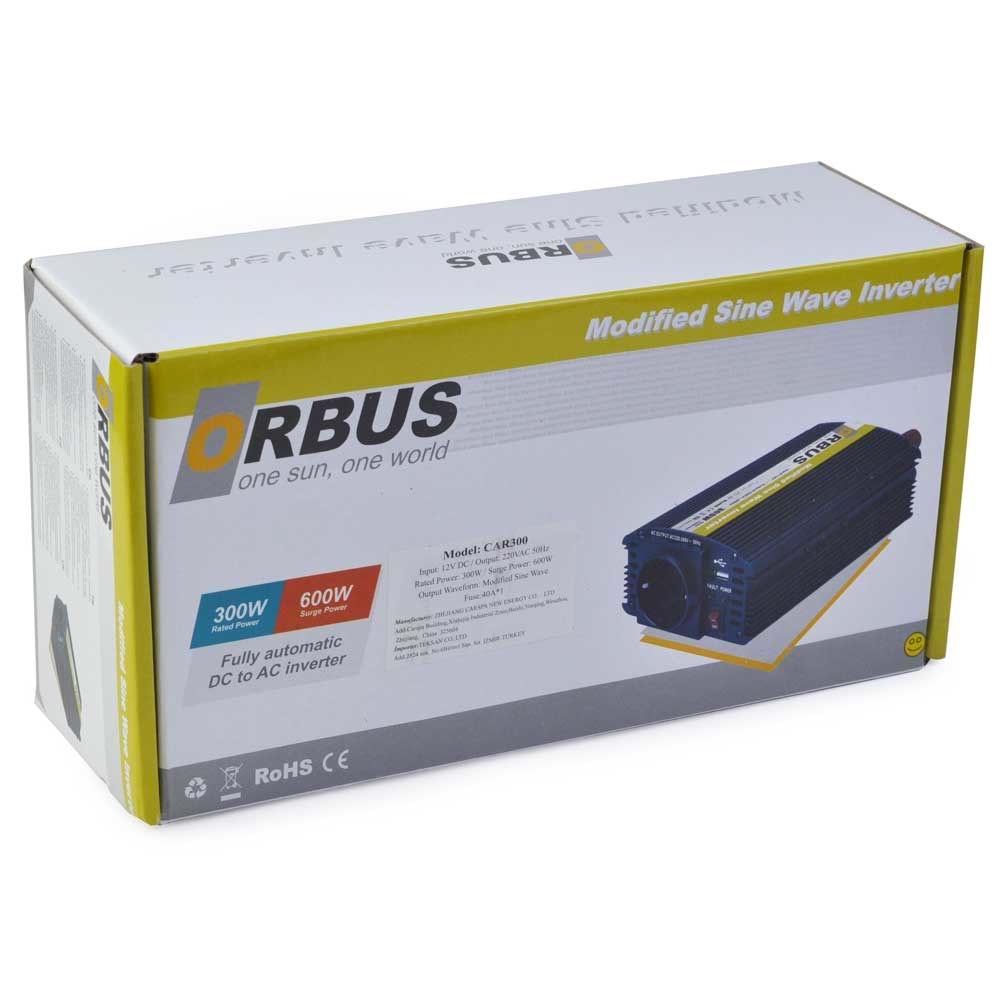 ORBUS 12V 300W Modifiye Sinüs İnvertör MS-12-300