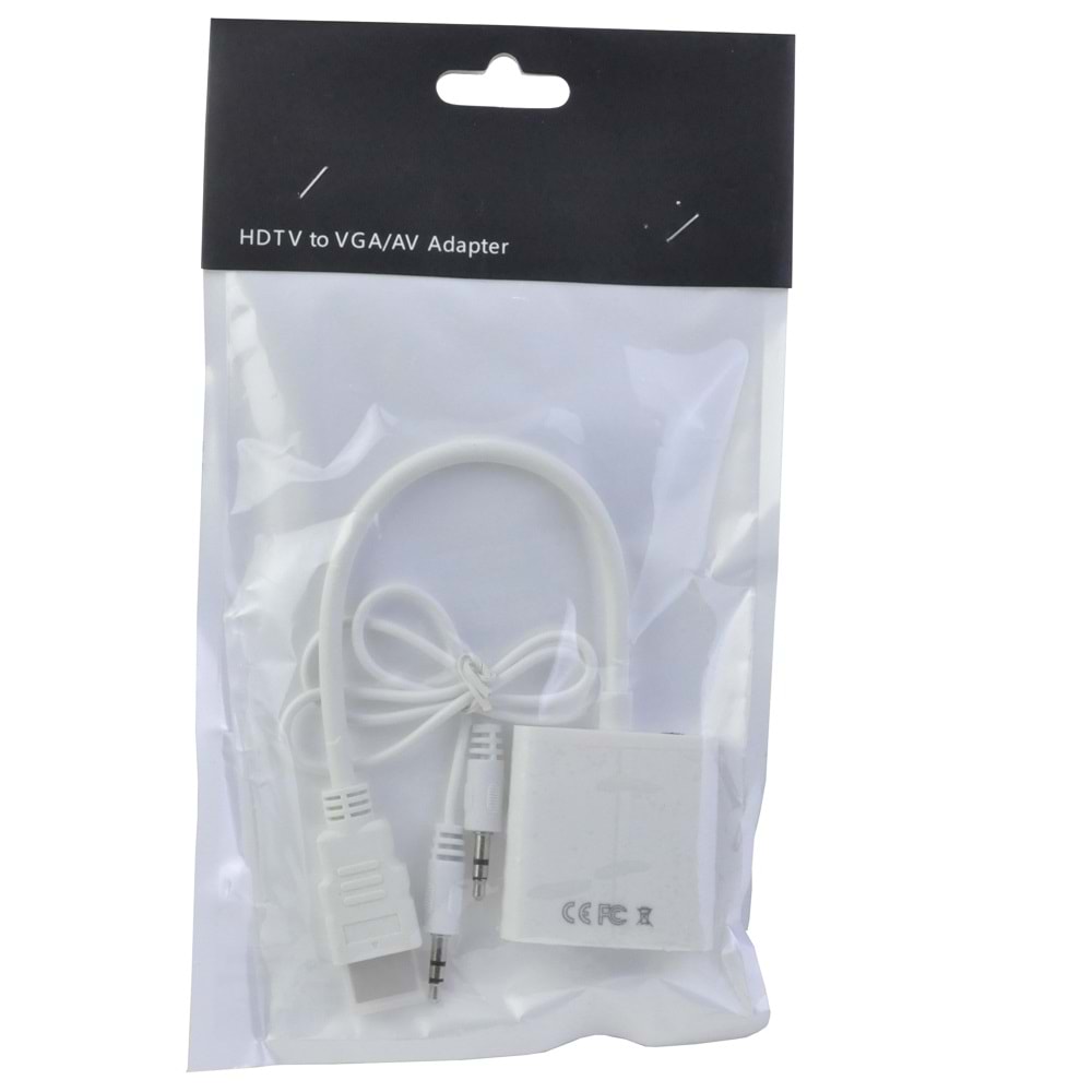 NIVATECH Hdmı Vga 10 Cm Kablolu Adaptör NTC-97