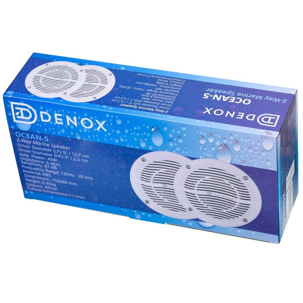 DENOX 5'' Neme ve Suya Dayanıklı 2 Yollu 8 Ohm 40 W Outdoor Hoparlör OCEAN-5