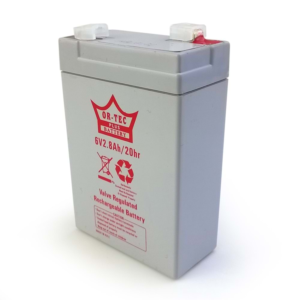 ORTEC 6V 2,8A Akü ORTEC-6V2,8
