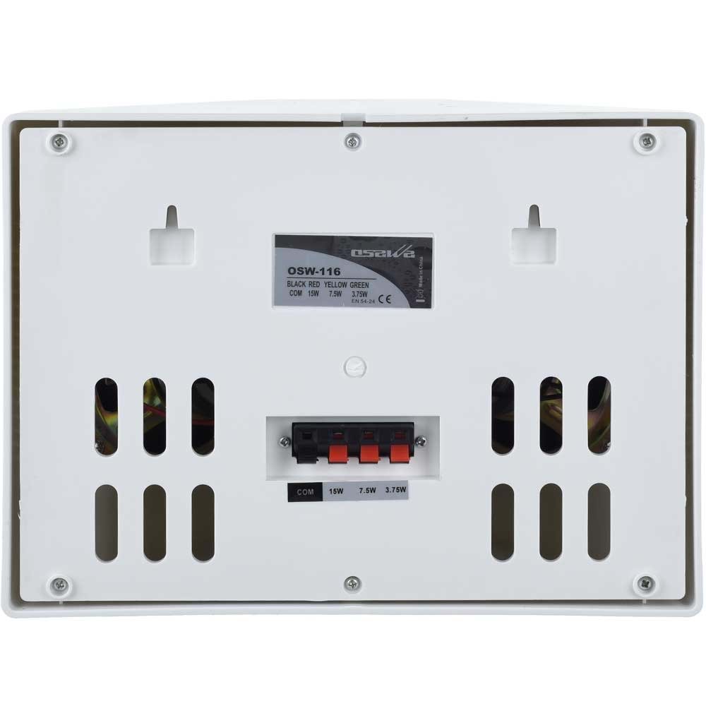 OSAWA 2X13 Cm 15W 100V Çift Yönlü Sütun Hoparlör OSW-116