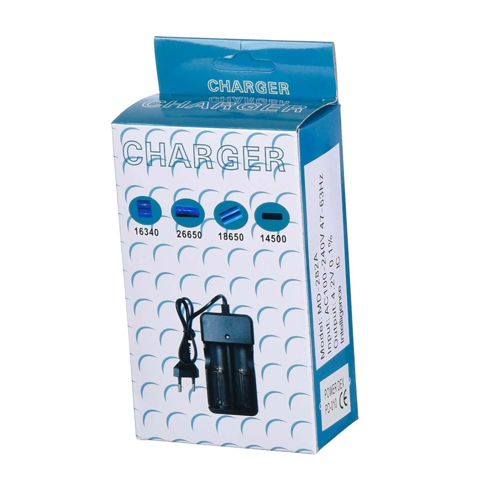 POWERDEX 18650 Pil Şarj Cihazı (Md-282A) (Pd-10) PD-010