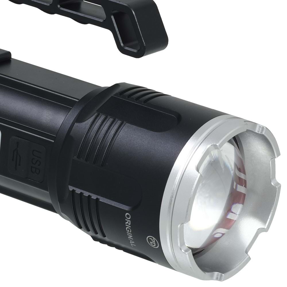 POWERDEX 60W Şarjlı Profesyonel Zoomlu Avcı Tüfek Feneri PD-14700