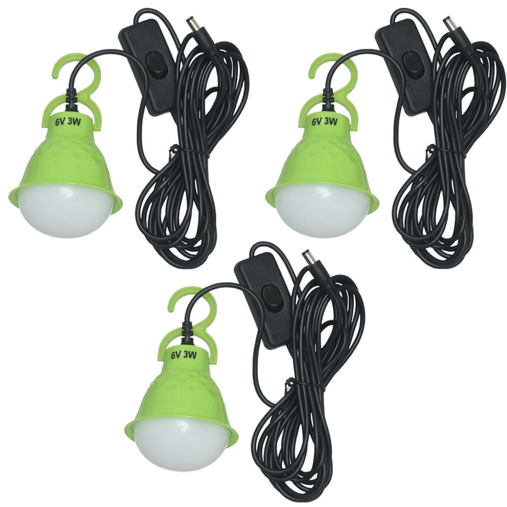 POWERDEX 50W Radyolu 3 Ampüllü Solar Şarjlı Projektör Set PD-9090