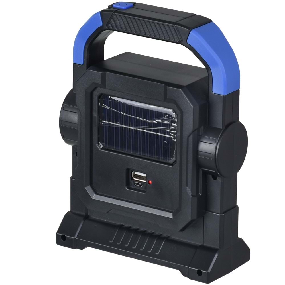 POWERGOLD Solar Ve Usb Şarjlı Kamp Feneri PG-300