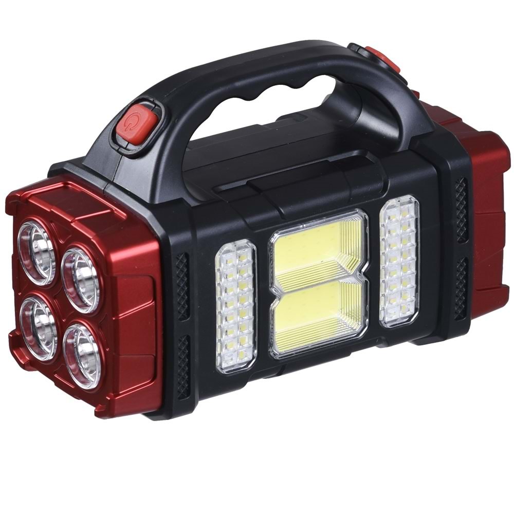 POWERGOLD 25W Solar Ve Usb Şarjlı Fener PG-700