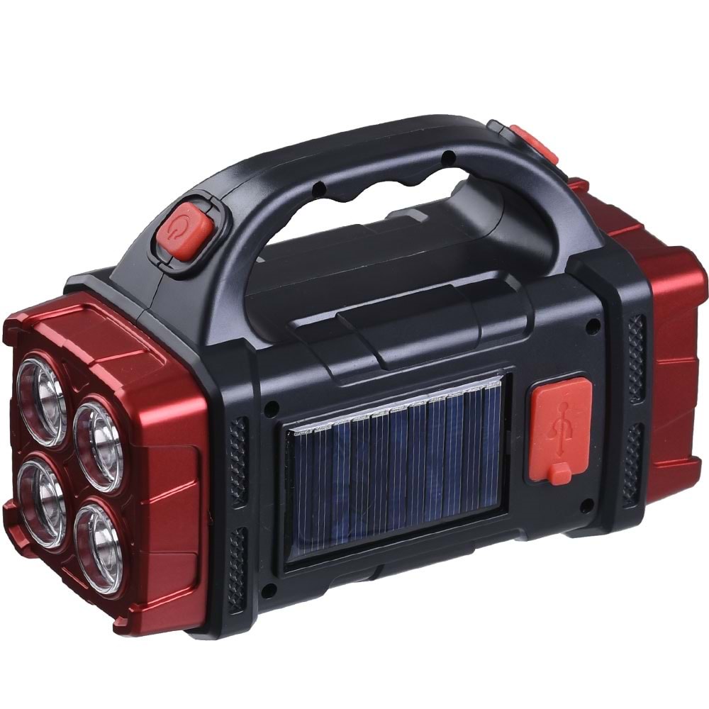 POWERGOLD 25W Solar Ve Usb Şarjlı Fener PG-700