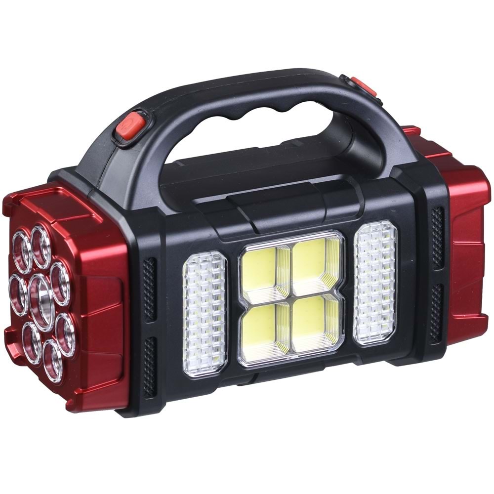 POWERGOLD 38W Solar Ve Usb Şarjlı Fener PG-800
